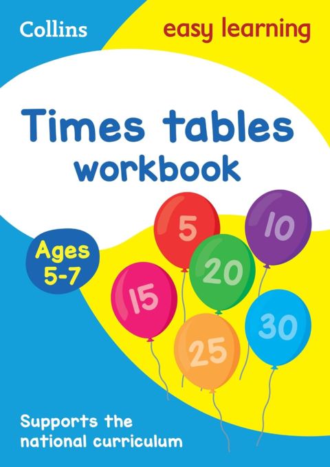 Times Tables Workbook Ages 5-7: Ideal for Home Learning (Collins Easy Learning KS1) cover