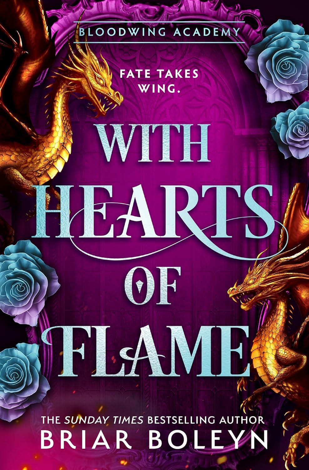 With Hearts of Flame, front cover