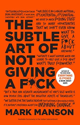 The Subtle Art of Not Giving a F*ck cover art