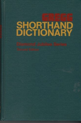 Gregg Shorthand Dictionary cover art