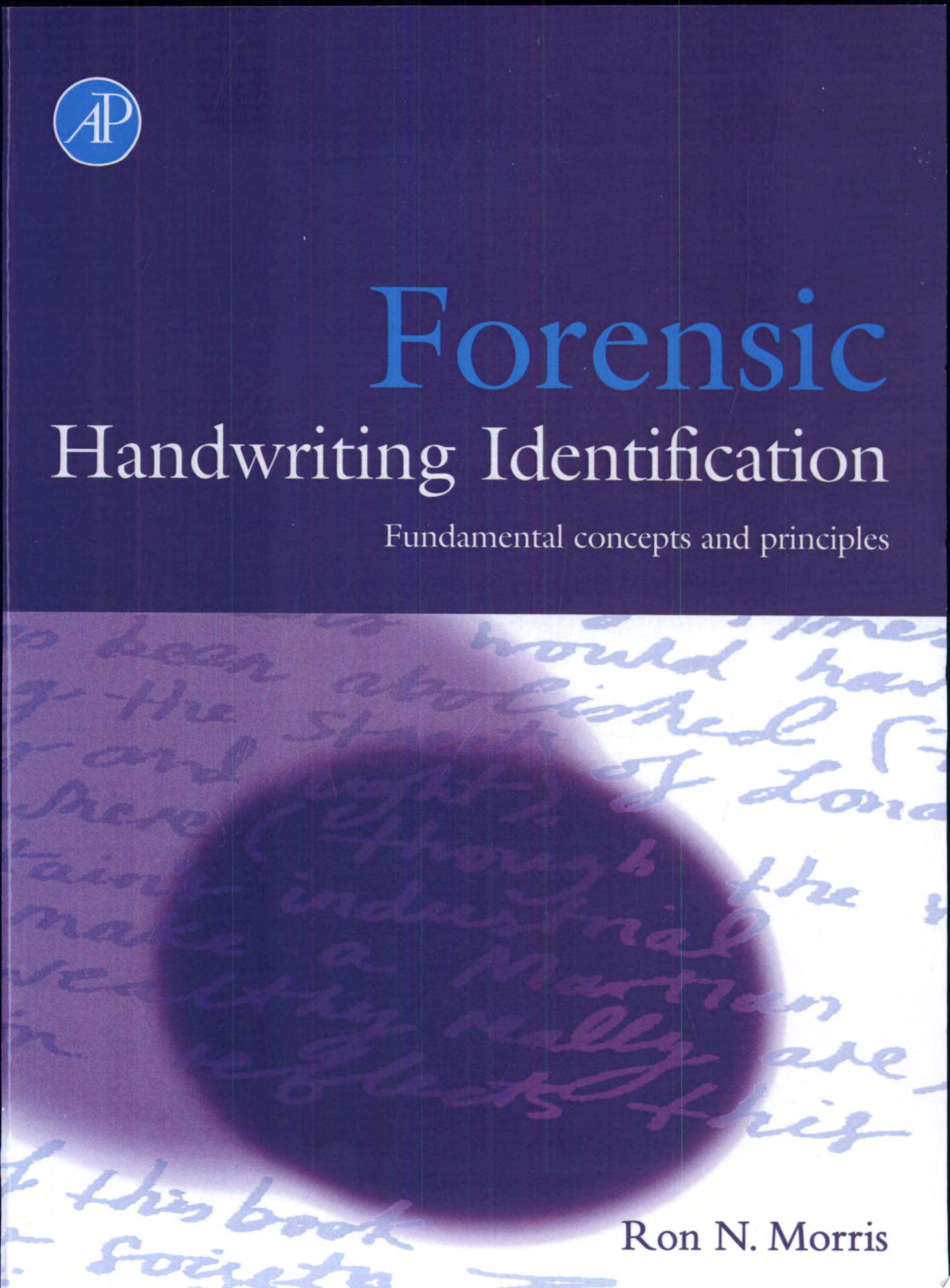 Forensic Handwriting Identification