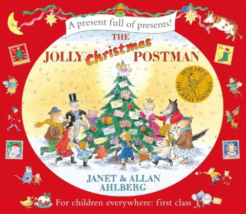 The jolly Christmas postman cover