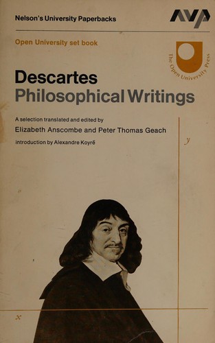 Philosophical writings [of] Descartes: A selection (Set books, arts fo