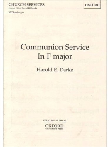 Communion Service in F cover art