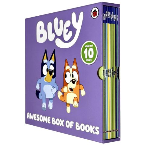 Bluey: Awesome Box of Books 10 Books Box Set cover
