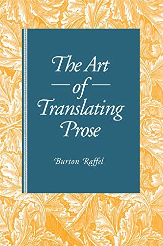 The Art of Translating Prose cover