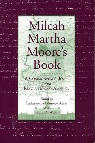Milcah Martha Moore's Book cover