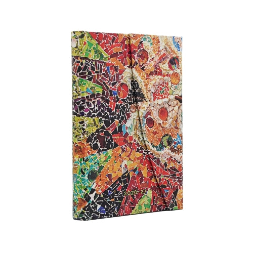 2027 Gaudi’s Sun (Gaudi’s Mosaics) Mini 18-Month Hardcover Dayplanner cover
