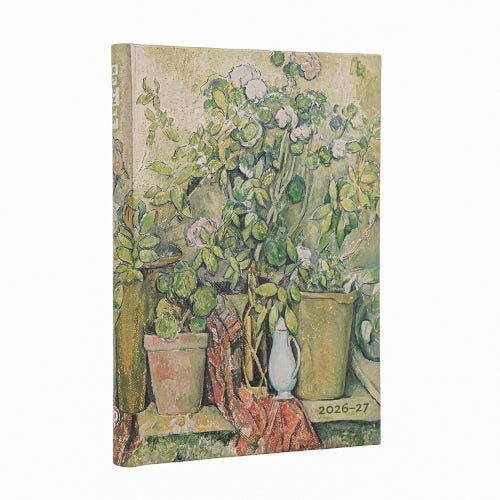 2027 Cezanne’s Terracotta Pots and Flowers Midi 18-Month Hardcover Day cover