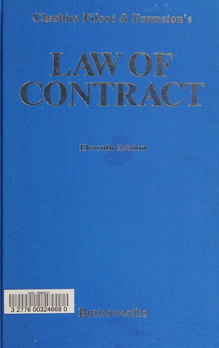 Cheshire, Fifoot and Furmston's Law of Contract