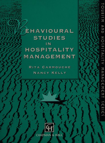 Behavioural Studies in Hospitality Management cover