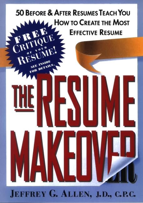 Jeff Allen's Resume Makeover cover