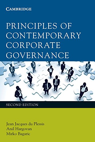 Principles of Contemporary Corporate Governance