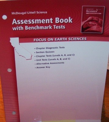 Science California Assessment Book With Benchmark Tests Grade 6: Earth Science (Mcdougal Littell Science) cover