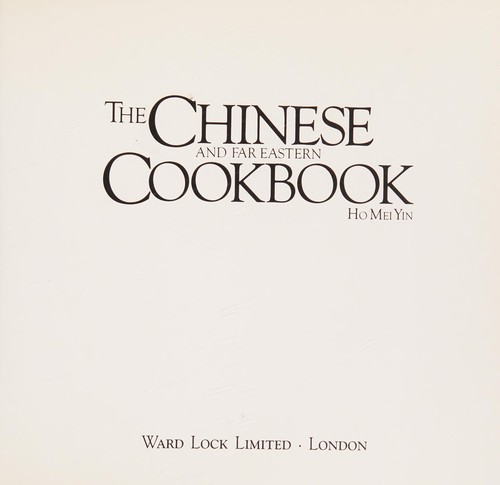 Chinese and Far Eastern Cookery