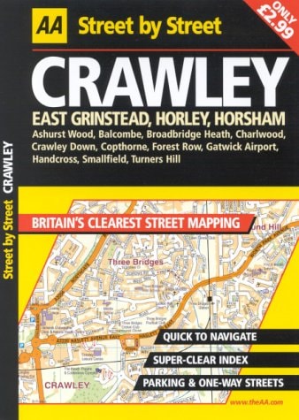 AA Street by Street Crawley