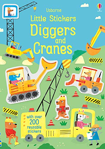 Little Stickers Diggers and Cranes cover