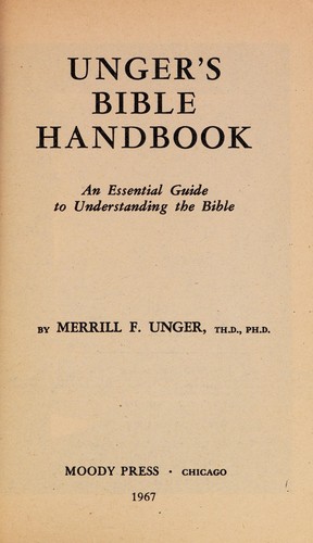 Title: Ungers Bible Handbook