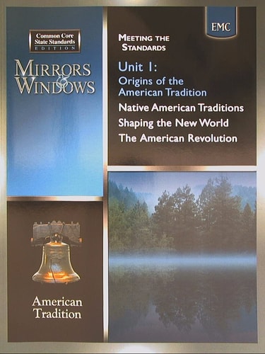 Mirrors & Windows, American Tradition, Common Core, Unit 1 Origins of American Tradition cover