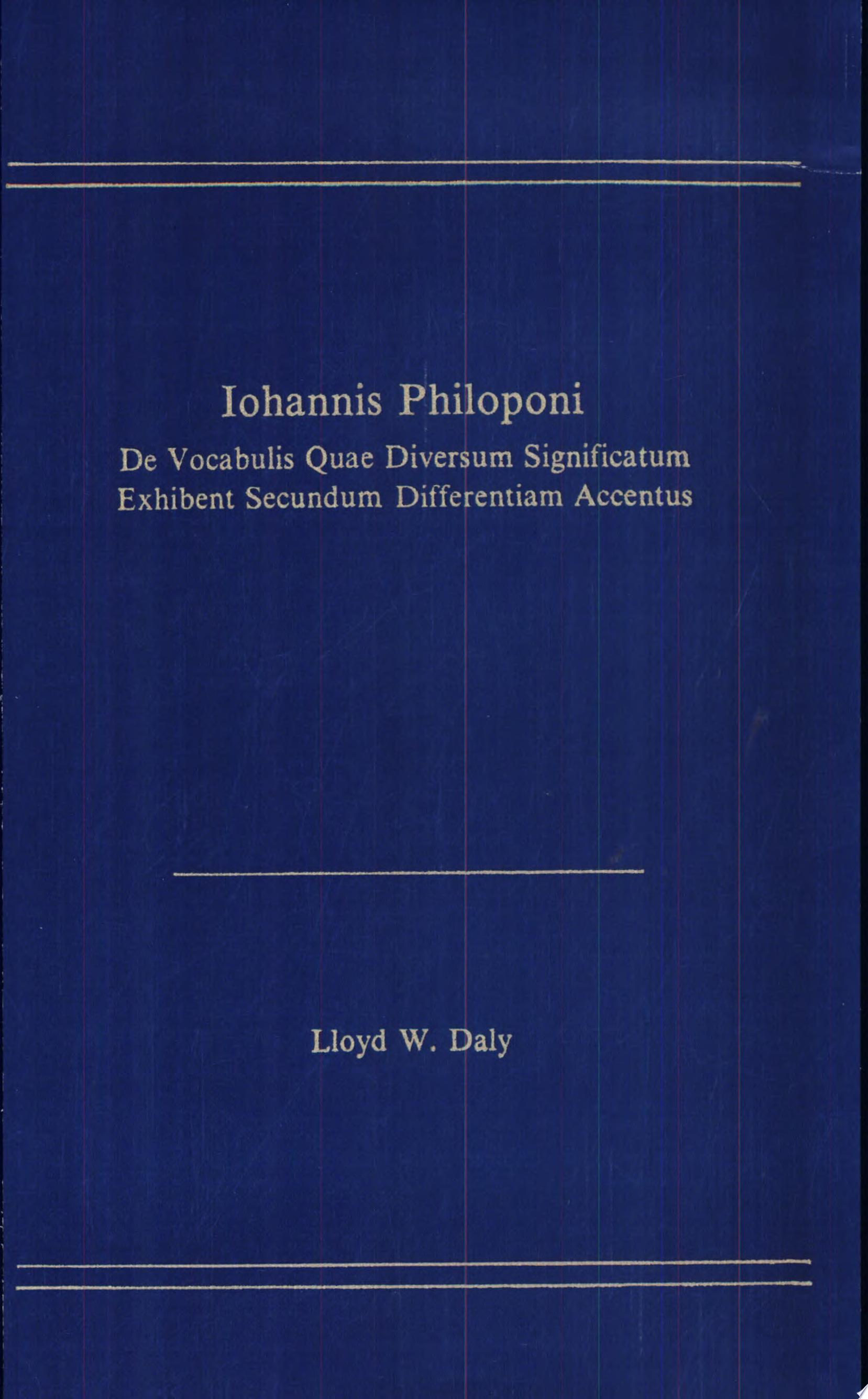 Iohannis Philoponi