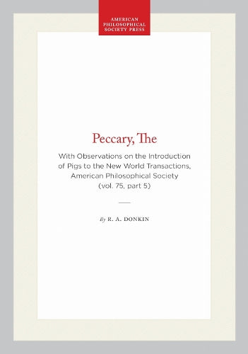 The Peccary cover