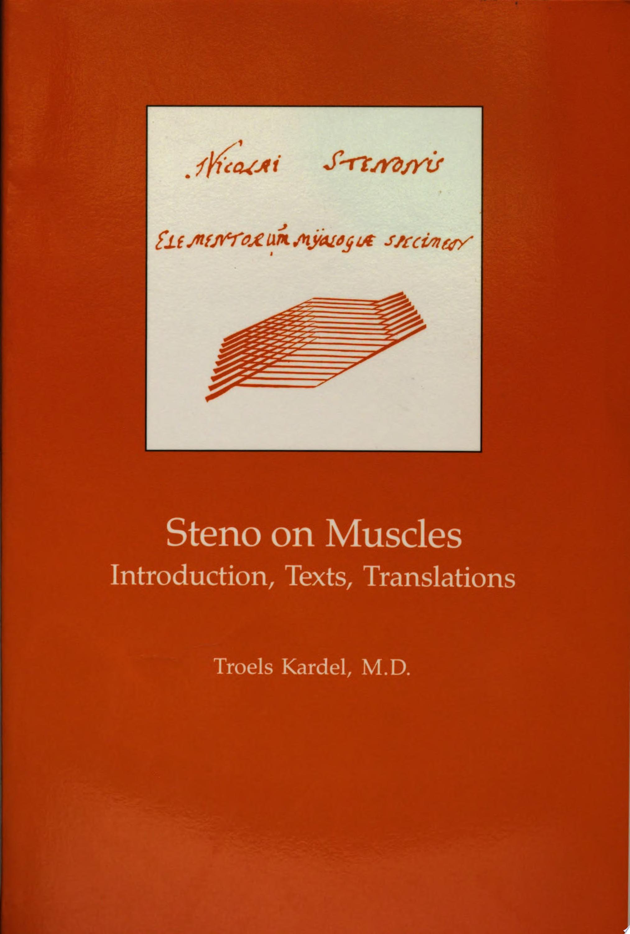 Steno on Muscles cover