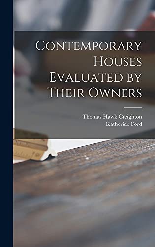 Contemporary Houses Evaluated by Their Owners cover
