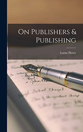 On Publishers & Publishing cover