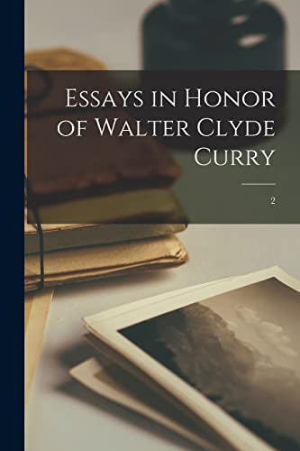 Essays in Honor of Walter Clyde Curry; 2 cover