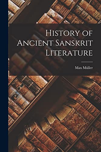 History of Ancient Sanskrit Literature cover
