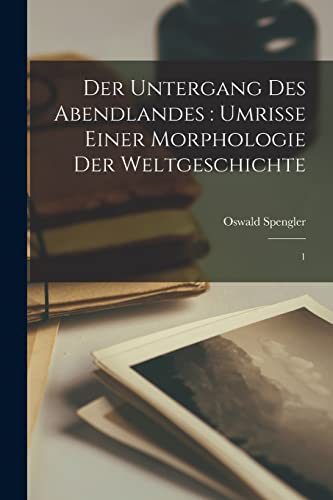 Der Untergang des Abendlandes cover