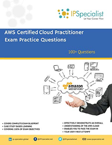 AWS Certified Cloud Practitioner Exam Practice Questions cover