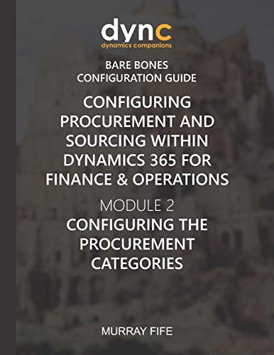Configuring Procurement and Sourcing within Dynamics 365 for Finance & cover