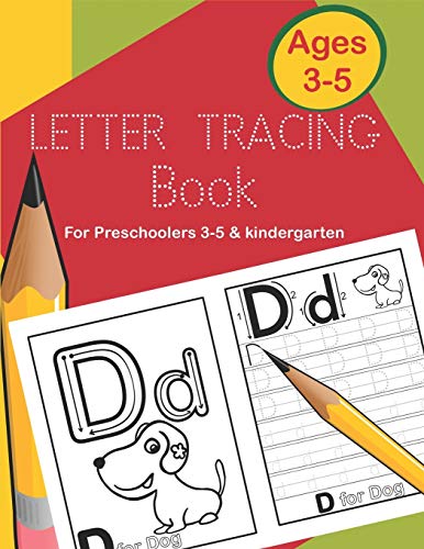 Letter Tracing Book for Preschoolers 3-5 & Kindergarten cover