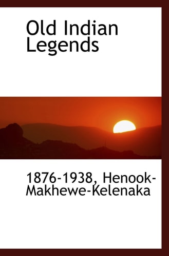 Old Indian Legends cover