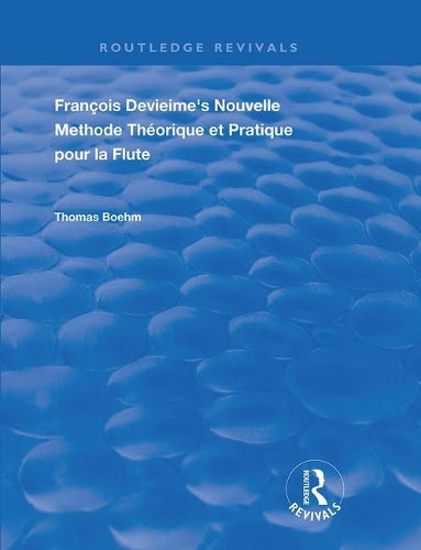 Francois Devienne's Nouvelle Methode Theorique et Pratique Pour la Flu cover