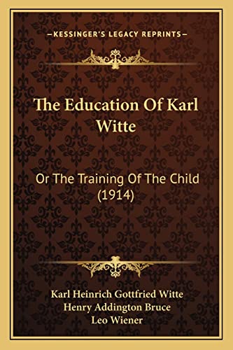 The Education Of Karl Witte cover