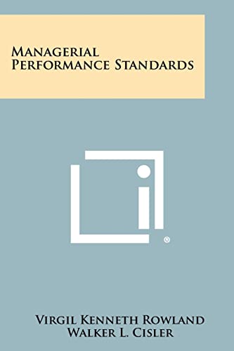 Managerial Performance Standards cover