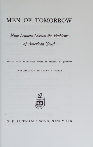 Men of Tomorrow cover