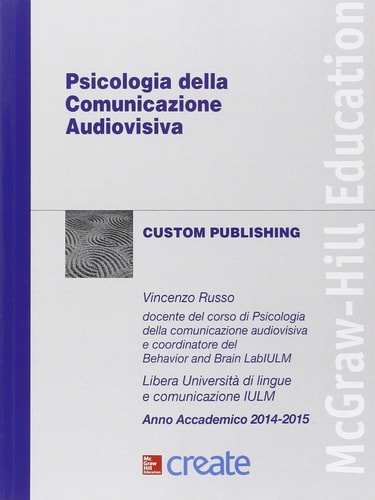 Psicologia della comunicazione audiovisiva (a.a. 2014-2015) cover