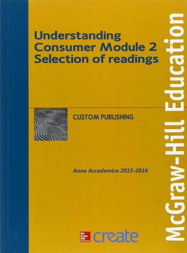 Understanding consumer. Module 2 cover
