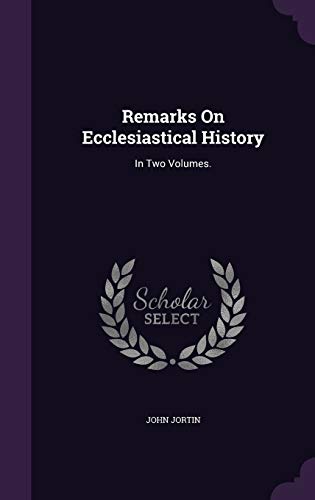 Remarks On Ecclesiastical History cover
