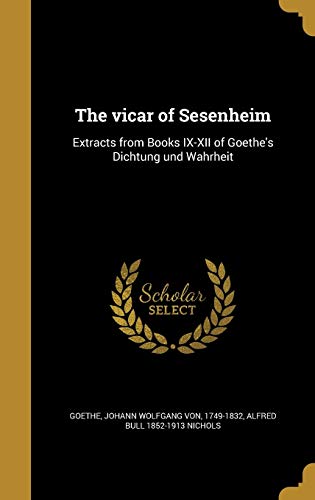 The vicar of Sesenheim cover