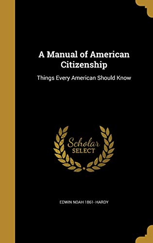 A Manual of American Citizenship cover