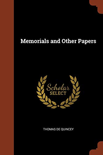 Memorials and Other Papers cover