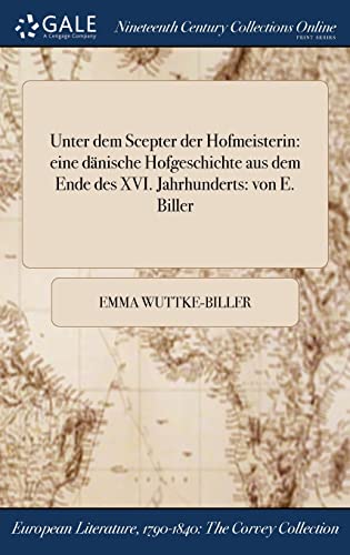 Unter dem Scepter der Hofmeisterin