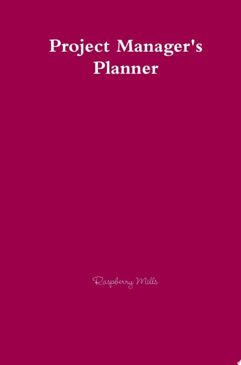 Project Manager's Planner cover