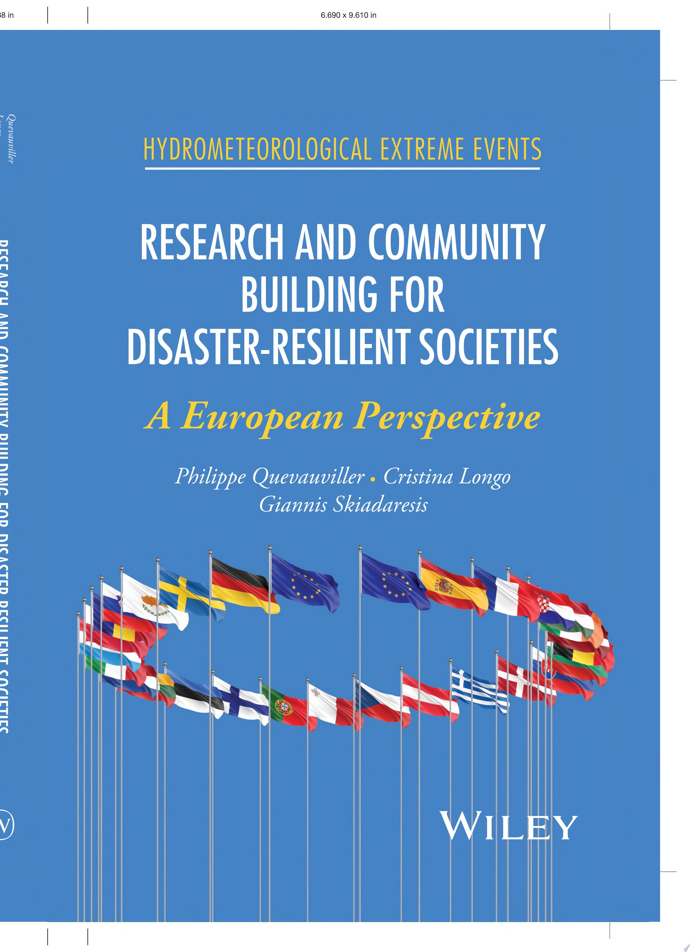 Research and Community Building for Disaster-Resilient Societies