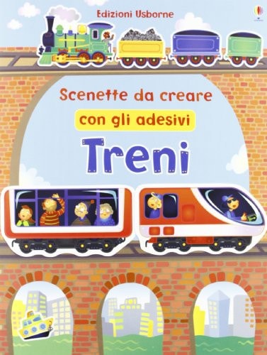 Treni. Scenette da creare con gli adesivi cover