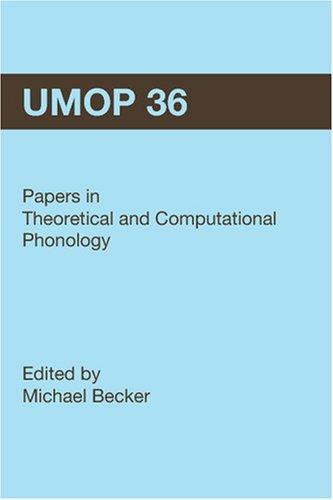 University of Massachusetts Occasional Papers in Linguistics 36 (UMOP cover